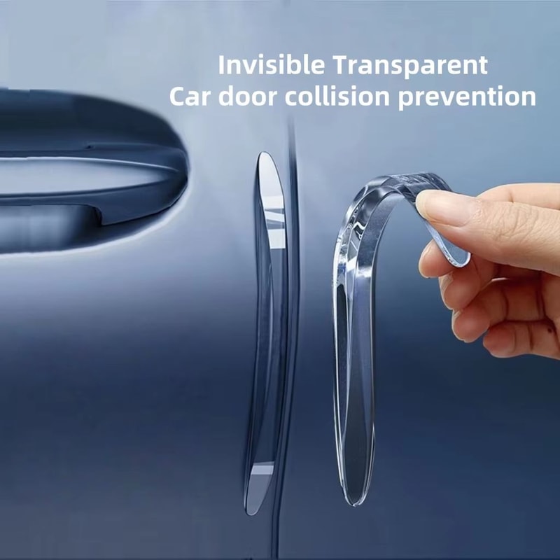 Transparent Car Door Edge Protector Tape AntiCollision Protection Stickers For Door Bumper And Rear 1