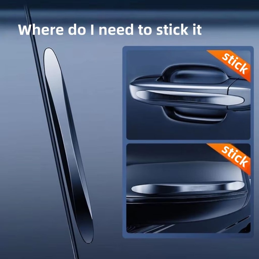 Transparent Car Door Edge Protector Tape AntiCollision Protection Stickers For Door Bumper And Rear 2