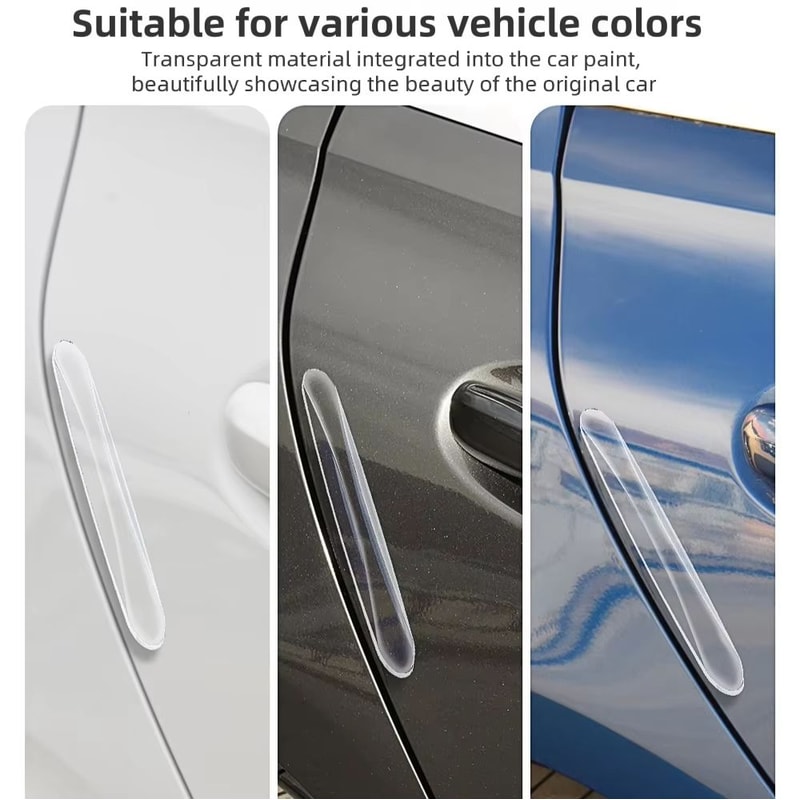 Transparent Car Door Edge Protector Tape AntiCollision Protection Stickers For Door Bumper And Rear 4