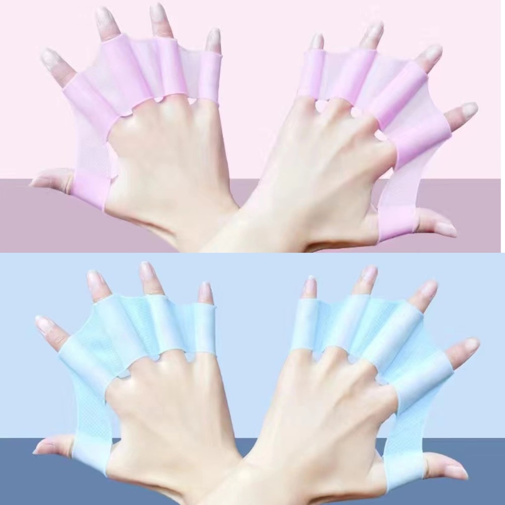 Silicone Swim Hand Paddles For Men Women And Kids WideAngle Stroke Technique Trainer For Pool Train 7