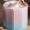 Folding Portable Bathtub For Adults And Kids Full Body Thickened Temperature Lock Soak Tub 7