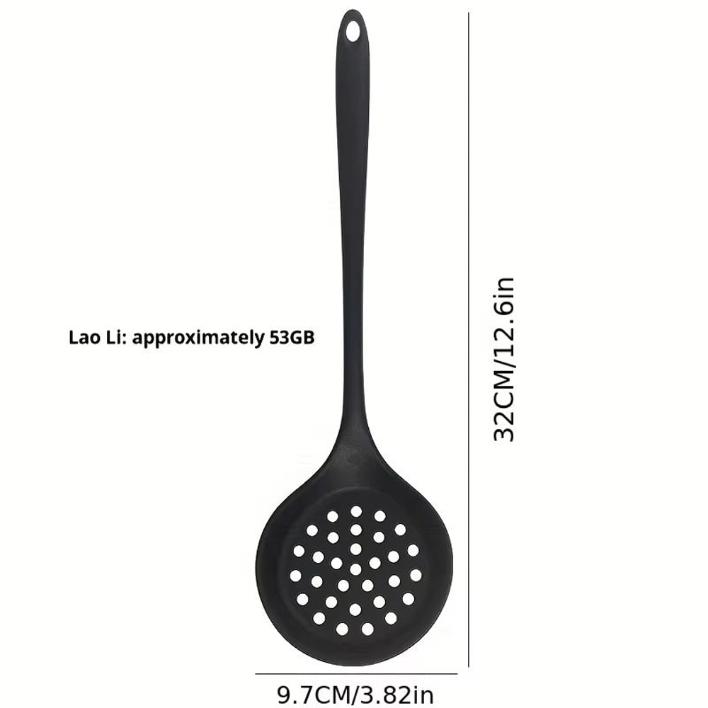 NonstickSafe Silicone Kitchen Utensil Set With Spatula Soup Ladle And Slotted Spoon 148PCS 12