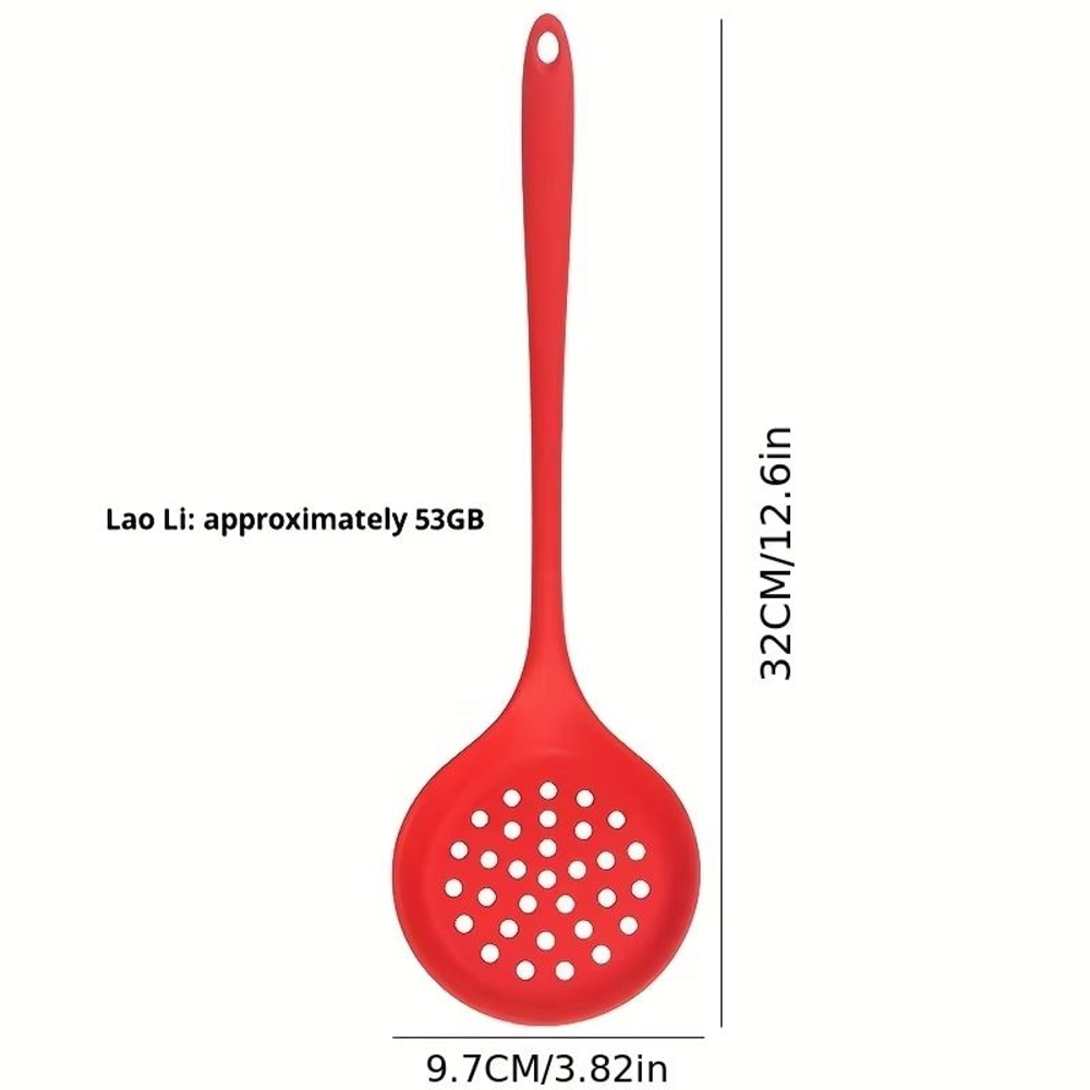 NonstickSafe Silicone Kitchen Utensil Set With Spatula Soup Ladle And Slotted Spoon 148PCS 8