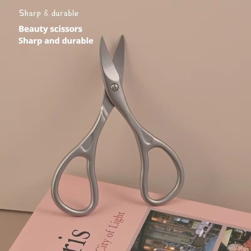 Extra Fine Curved Cuticle Scissors Precision Manicure And Eyebrow Trimming Scissors 1PC 0