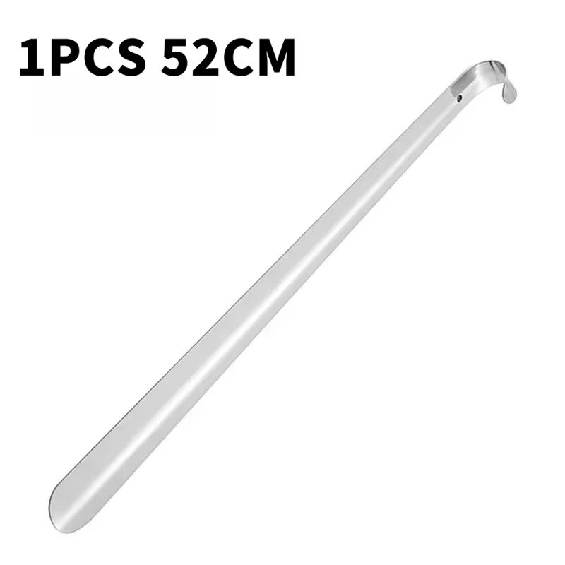 52cm 2047in Extra Long Stainless Steel Shoe Horn Long Handle Shoe Lifter And Remover Tool 3