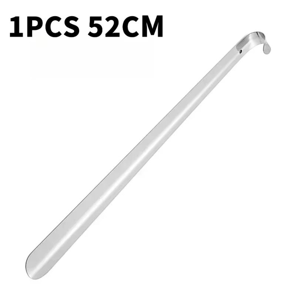 52cm 2047in Extra Long Stainless Steel Shoe Horn Long Handle Shoe Lifter And Remover Tool 6