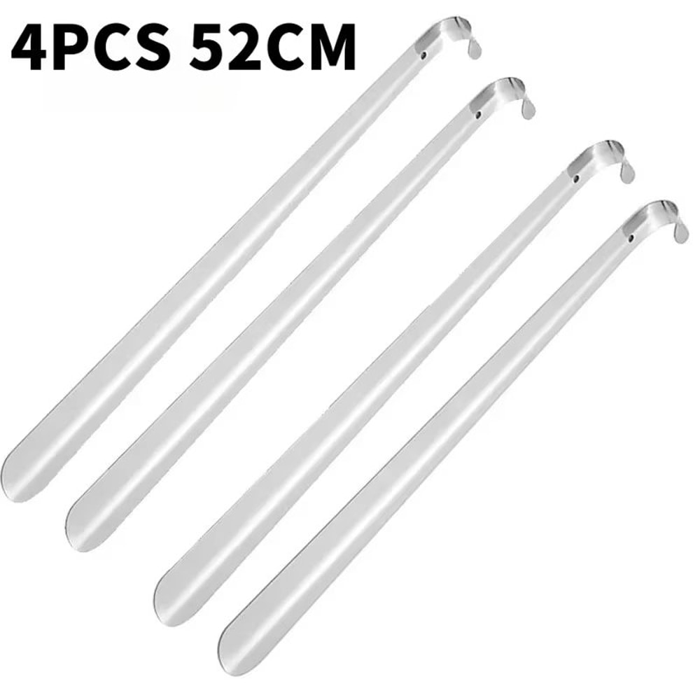 52cm 2047in Extra Long Stainless Steel Shoe Horn Long Handle Shoe Lifter And Remover Tool 8