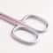 Coral Pink Ambidextrous Cuticle Scissors Extra Fine Curved Precision Manicure Tool 3