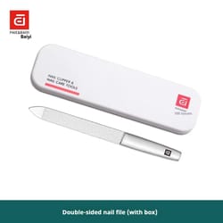 heavy duty stainless steel nail file and polisher reusable nail shaping tool for natural and artificial nails