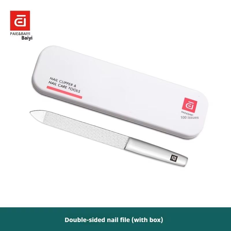 Heavy Duty Stainless Steel Nail File And Polisher Reusable Nail Shaping Tool For Natural And Artifi 7