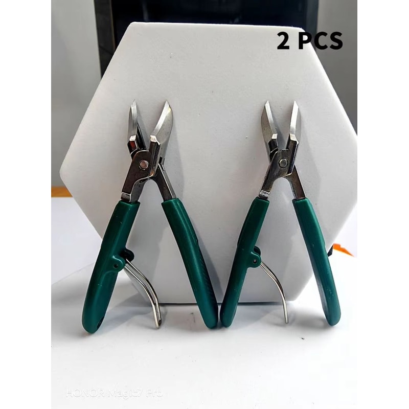 AntiSplash Slanted Nail Clipper Heavy Duty Toenail Clippers For Thick Hard Nails Portable Nail Trim 7