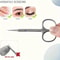 Curved Cuticle Scissors And Dead Skin Remover Nail Trimmer Professional Nail Art Tool 1