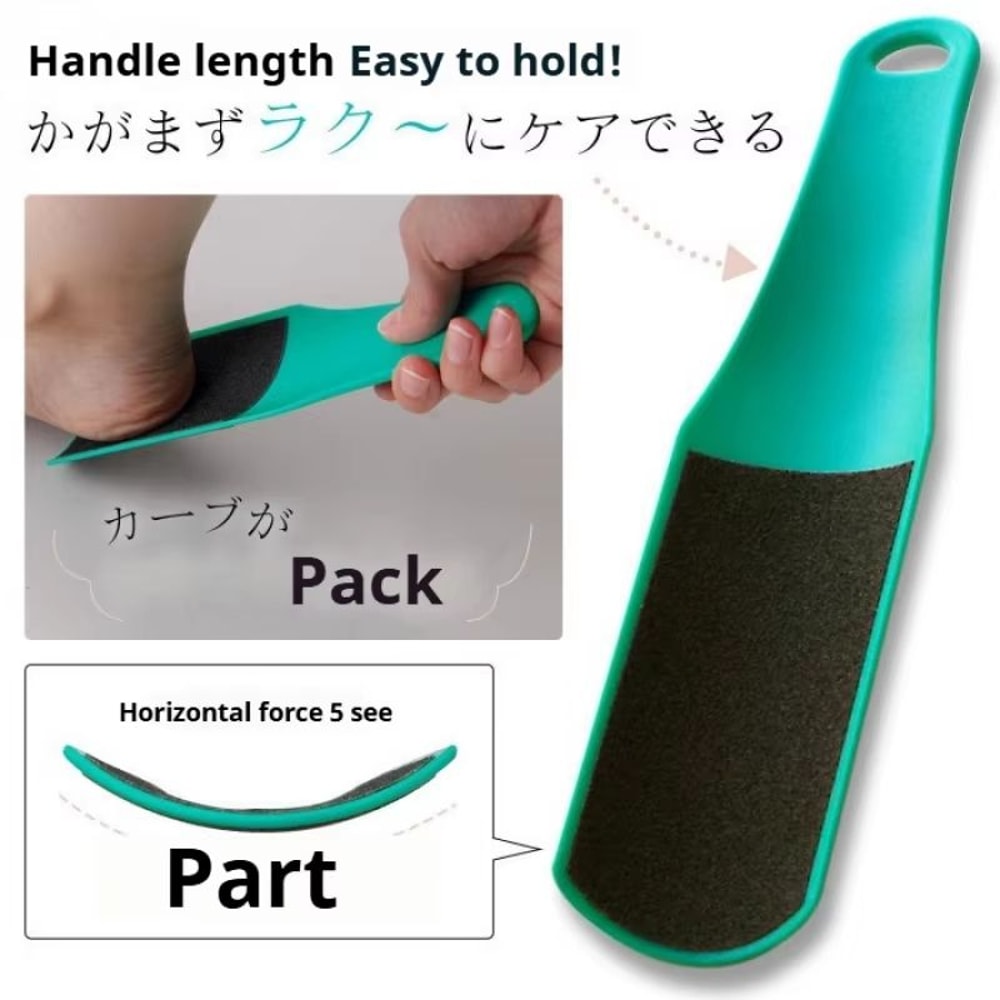 Double Sided Curved Foot Scrubber Board Callus Remover And Dead Skin Removal Foot Scraper Tool 2