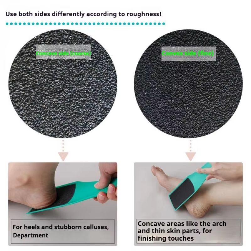 Double Sided Curved Foot Scrubber Board Callus Remover And Dead Skin Removal Foot Scraper Tool 4