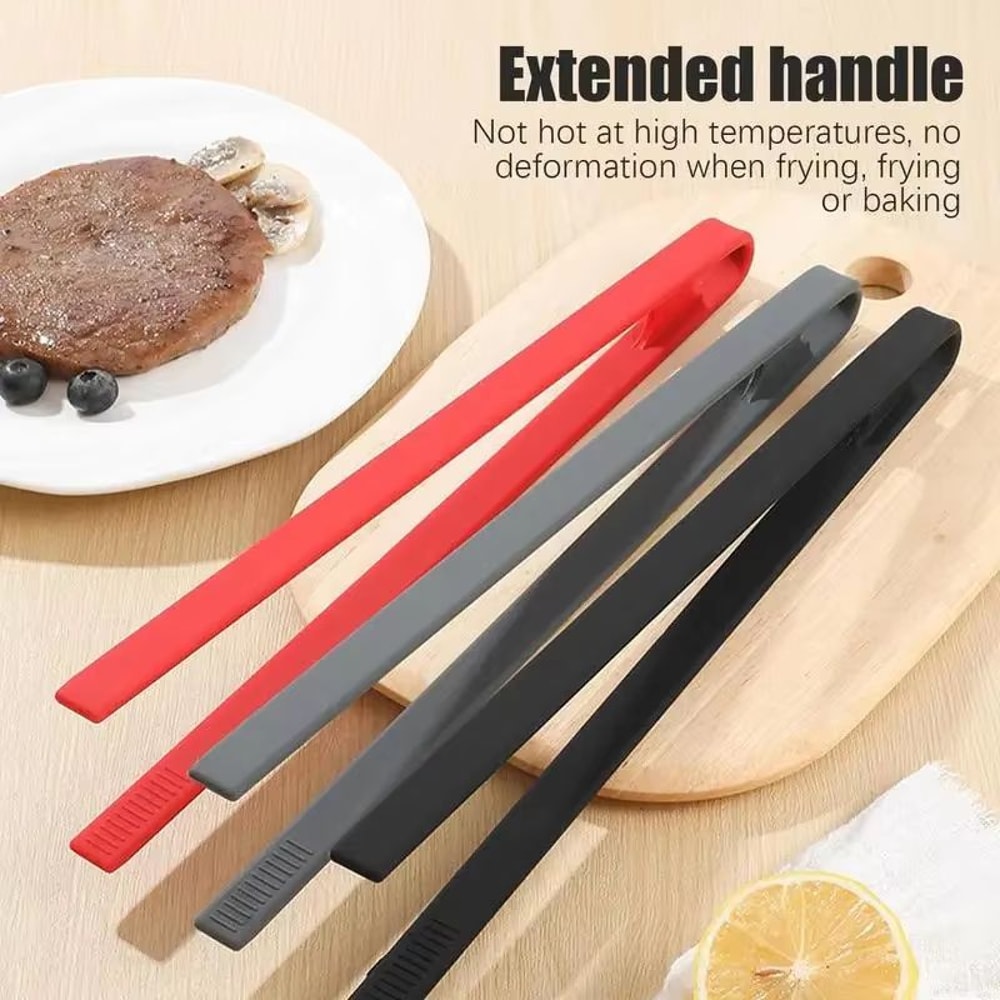 Strong Grip Heat Resistant Silicone Kitchen Tongs BBQ Cooking Tongs For Nonstick Pans Grill And Toa 0