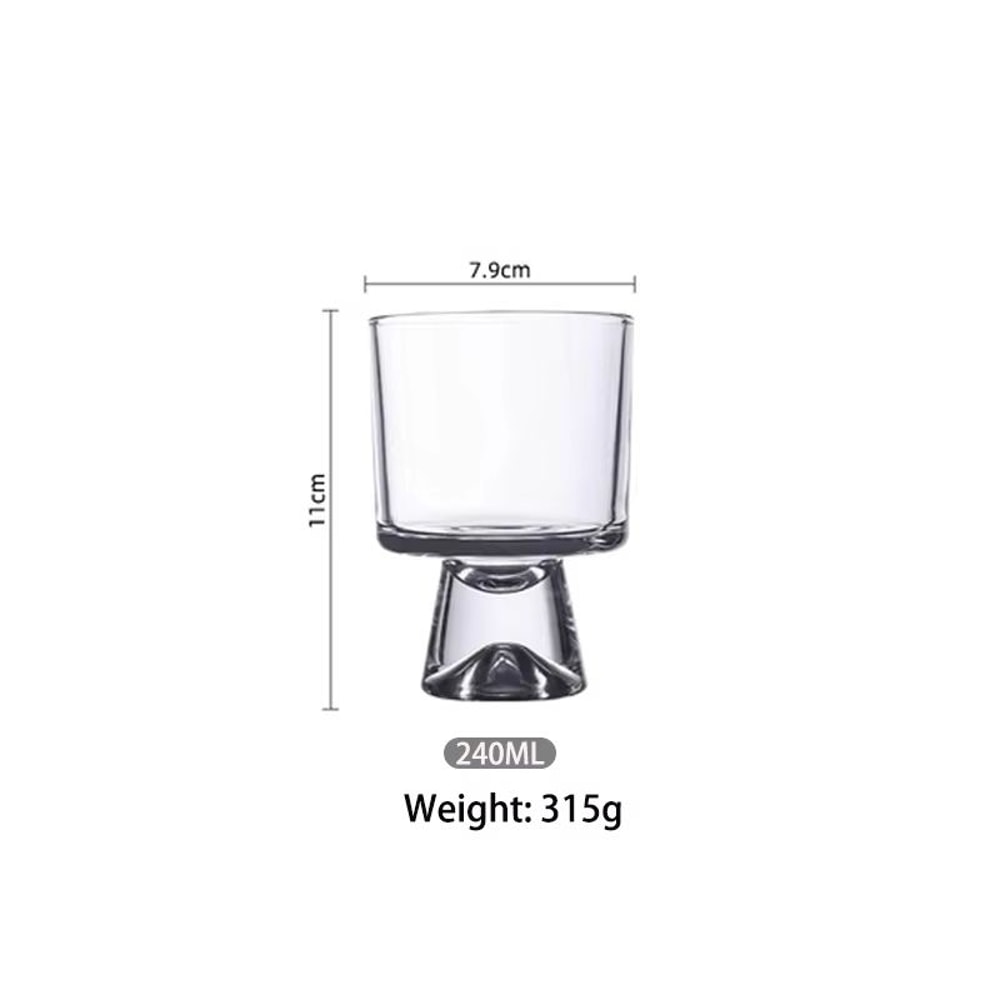 81oz Mini Long Stem Glass Cup For Red Wine Desserts And Cold Drinks 6