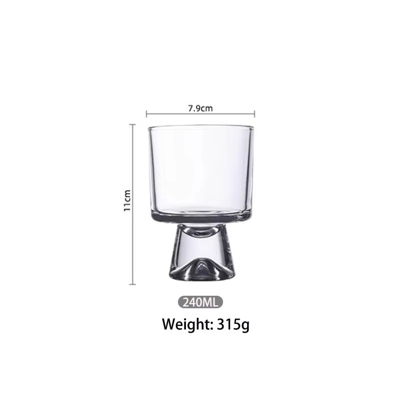 81oz Mini Long Stem Glass Cup For Red Wine Desserts And Cold Drinks 6