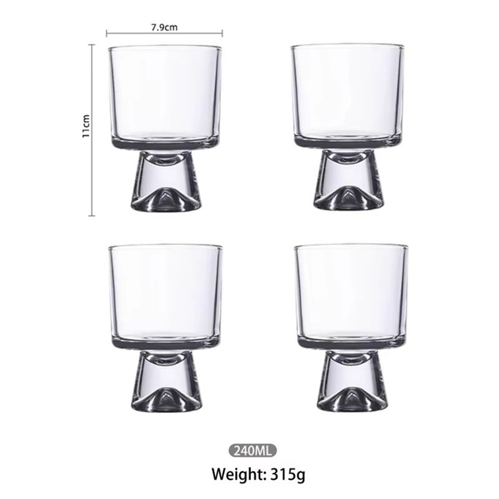 81oz Mini Long Stem Glass Cup For Red Wine Desserts And Cold Drinks 8