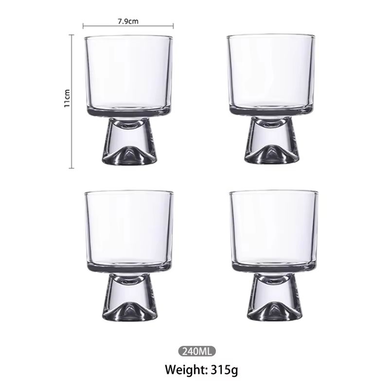 81oz Mini Long Stem Glass Cup For Red Wine Desserts And Cold Drinks 8