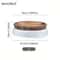 Double Layer Glass Bowl With Wooden Tray And Lid For Kitchen Storage 6