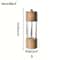 KEMORELA Premium Acrylic Salt And Pepper Grinder Set With Adjustable Wooden Shakers 6