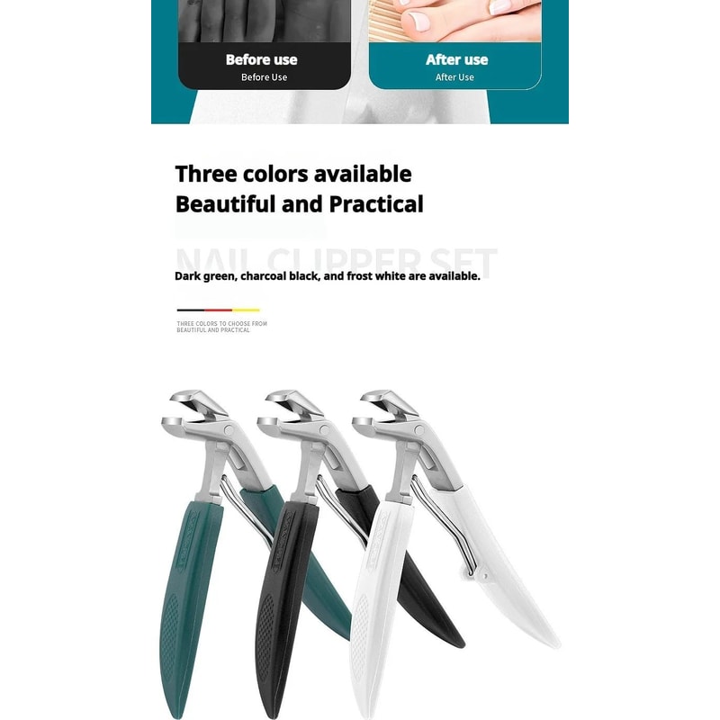 Pointed Tip Ingrown Toenail Clippers Precision Nail Cutter for Dead Skin and Toenail Care