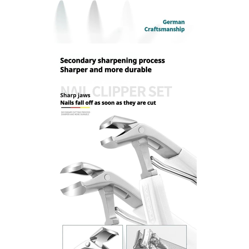 Pointed Tip Ingrown Toenail Clippers Precision Nail Cutter for Dead Skin and Toenail Care