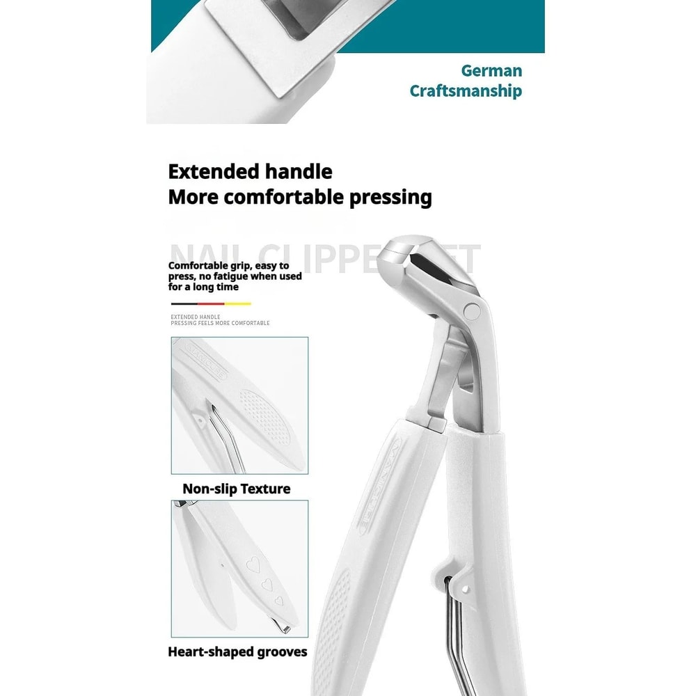 Pointed Tip Ingrown Toenail Clippers Precision Nail Cutter for Dead Skin and Toenail Care