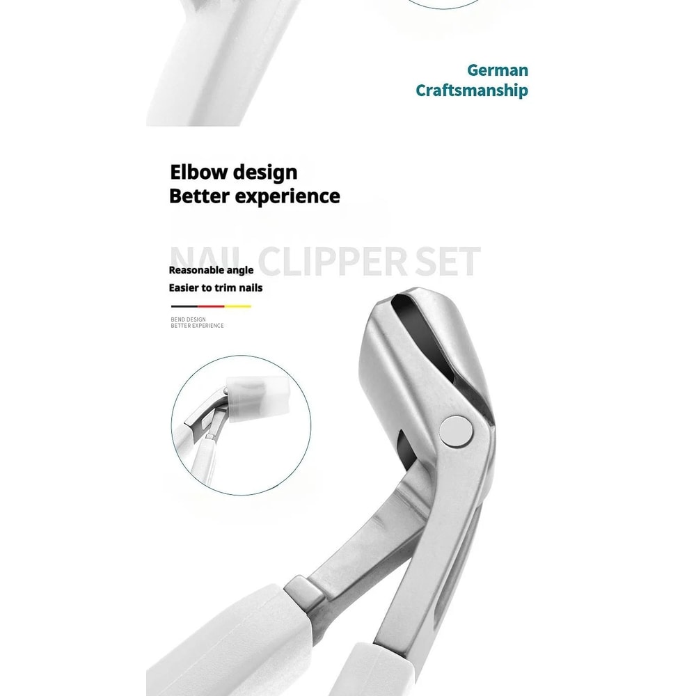 Pointed Tip Ingrown Toenail Clippers Precision Nail Cutter for Dead Skin and Toenail Care