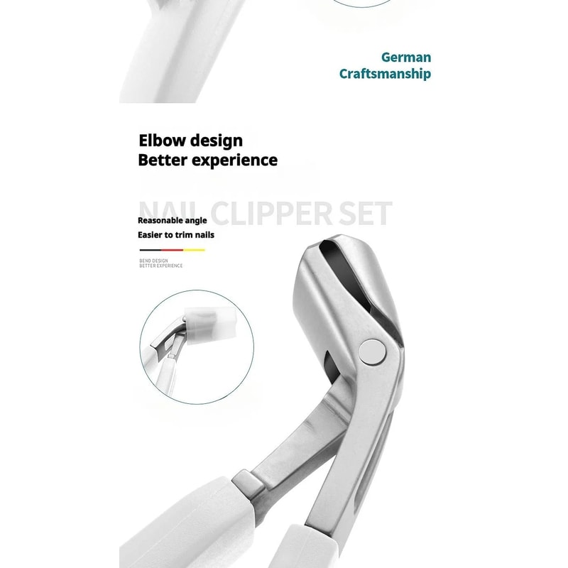 Pointed Tip Ingrown Toenail Clippers Precision Nail Cutter for Dead Skin and Toenail Care