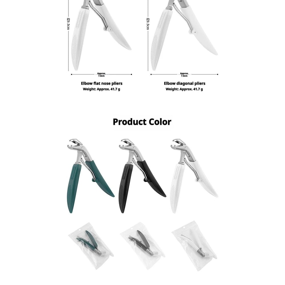 Pointed Tip Ingrown Toenail Clippers Precision Nail Cutter for Dead Skin and Toenail Care