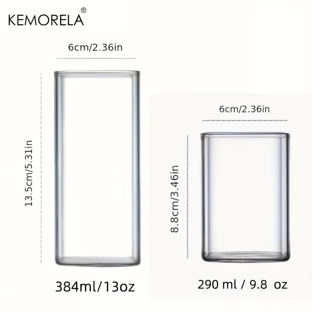 4Piece Highball Glass Set 1688 1893 Fl Oz Clear Tall Drinking Glasses For Cocktails Beer Juice An 3