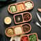 Solid Wood Divided Serving Tray 2 Or 3 Compartments Condiment And Snack Plate For Sauces Sushi Brea 2