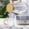 Diamond Texture Glass Teapot And Carafe Set HeatResistant Transparent Pitcher For Hot And Cold Dri 4