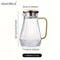 Diamond Texture Glass Teapot And Carafe Set HeatResistant Transparent Pitcher For Hot And Cold Dri 6