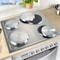 4Pack Stainless Steel Electric Stove Burner Covers 2 Small 2 Large Rustproof Round Cooktop Cover P 0