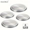 4Pack Stainless Steel Electric Stove Burner Covers 2 Small 2 Large Rustproof Round Cooktop Cover P 3