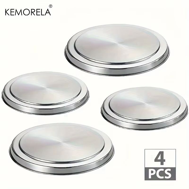 4Pack Stainless Steel Electric Stove Burner Covers 2 Small 2 Large Rustproof Round Cooktop Cover P 6