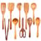 Teak Wooden Cooking Spoon Set Natural NonStick Safe Kitchen Utensils 110 Pieces 11