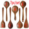 Teak Wooden Cooking Spoon Set Natural NonStick Safe Kitchen Utensils 110 Pieces 7