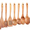 Teak Wooden Cooking Spoon Set Natural NonStick Safe Kitchen Utensils 110 Pieces 12