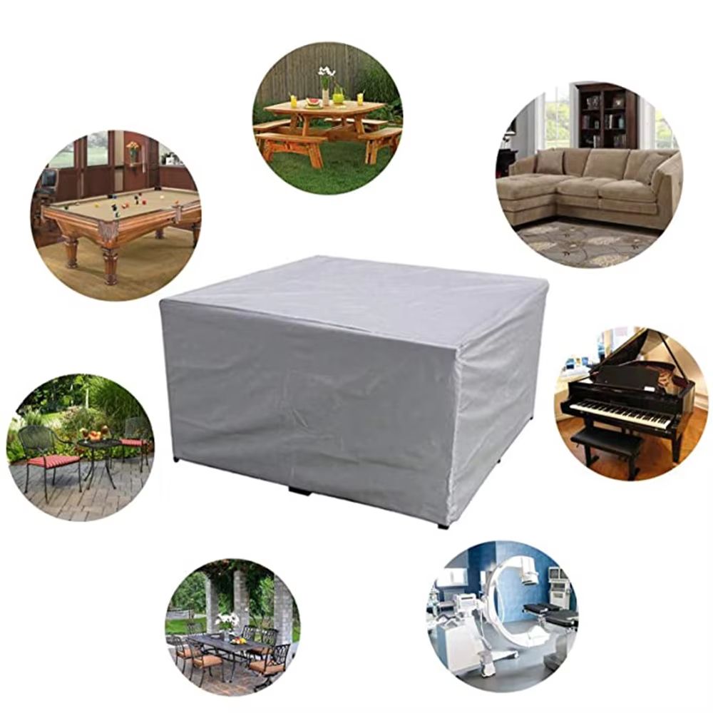 Waterproof Silver Outdoor Furniture Cover For Patio Table Chairs Sofa Cabinets And Equipment 3