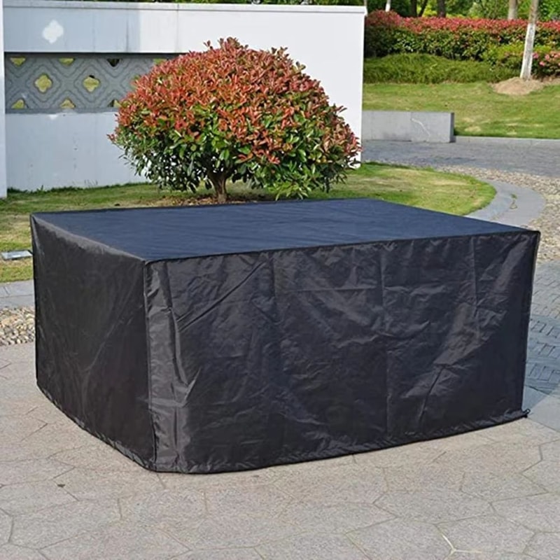 Waterproof Silver Outdoor Furniture Cover For Patio Table Chairs Sofa Cabinets And Equipment 7