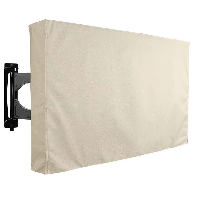 Beige Weatherproof Outdoor TV Cover For 3265 In TVs Dustproof And ScreenProtective Patio Cover 8