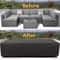 Waterproof 210D Oxford Outdoor Furniture Cover For Patio Sofa And Garden Sets BlackSilver 0