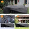 Heavy Duty Waterproof Rectangular Patio Furniture Cover For Outdoor Sofa Table And Chair Sets Rain 0
