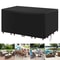 Heavy Duty Waterproof Rectangular Patio Furniture Cover For Outdoor Sofa Table And Chair Sets Rain 1