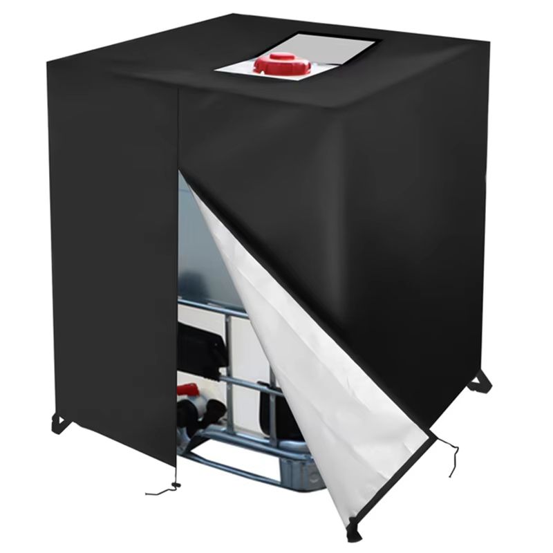 UVResistant Waterproof IBC Tank Cover With Zipper For 264 Gal 1000L Water Storage Tanks 9