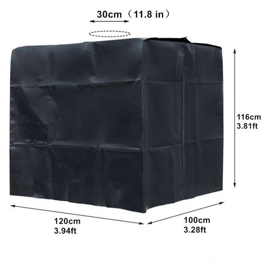UVResistant Waterproof IBC Tank Cover With Zipper For 264 Gal 1000L Water Storage Tanks 7