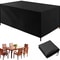 Heavy Duty Square Waterproof Outdoor Furniture Cover With UV And Dust Protection For Patio Tables A 3